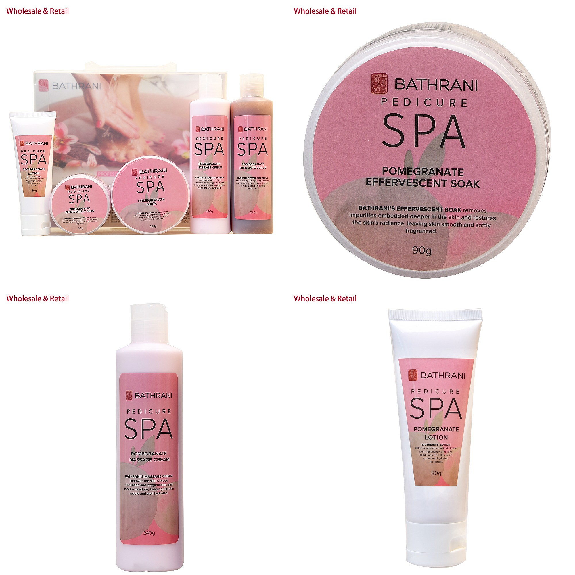 Luxury Skincare & Spa Photos - Kit de Pedicura Spa, Sistema de