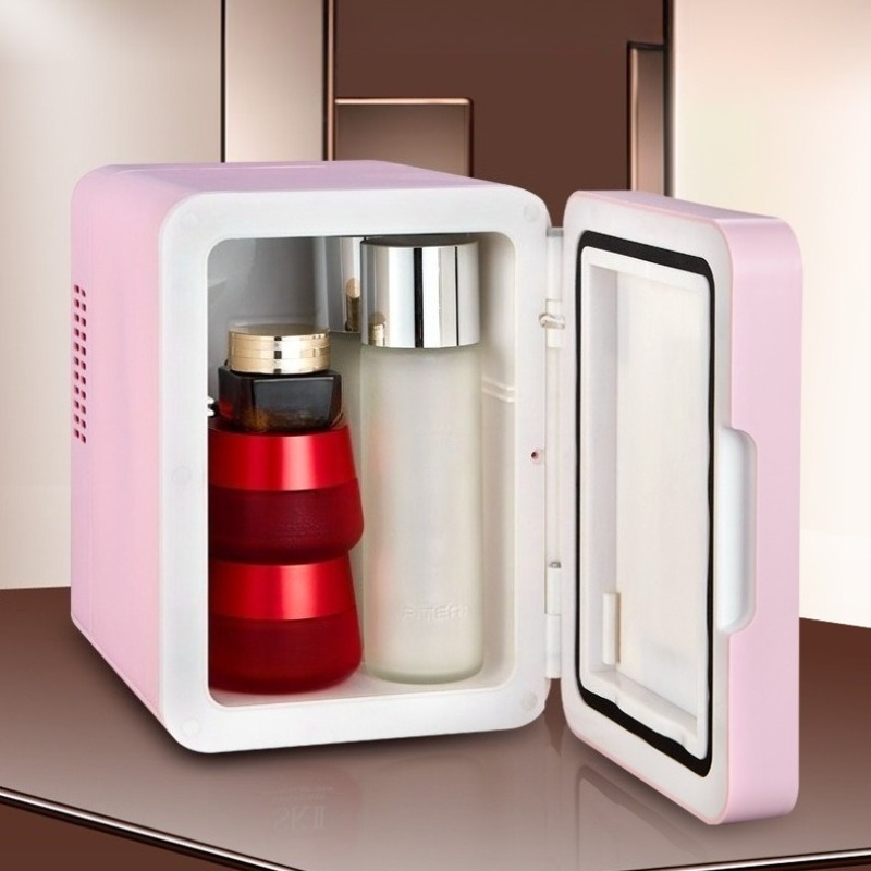 Luxury Skincare & Spa Photos - Mini refrigerador portátil para maquillaje, refrigerador