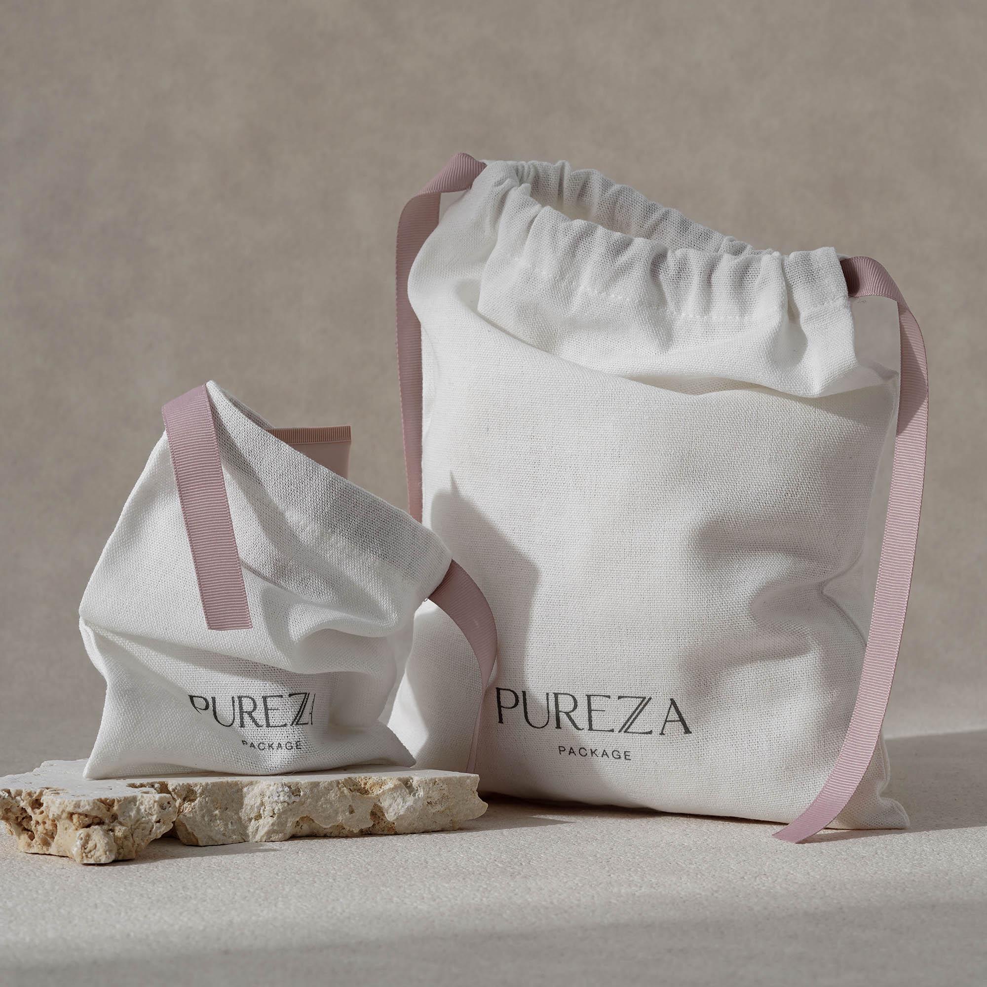 Bolsa de Algodón con Cordón, E - Luxury Skincare Packaging reseña y precio