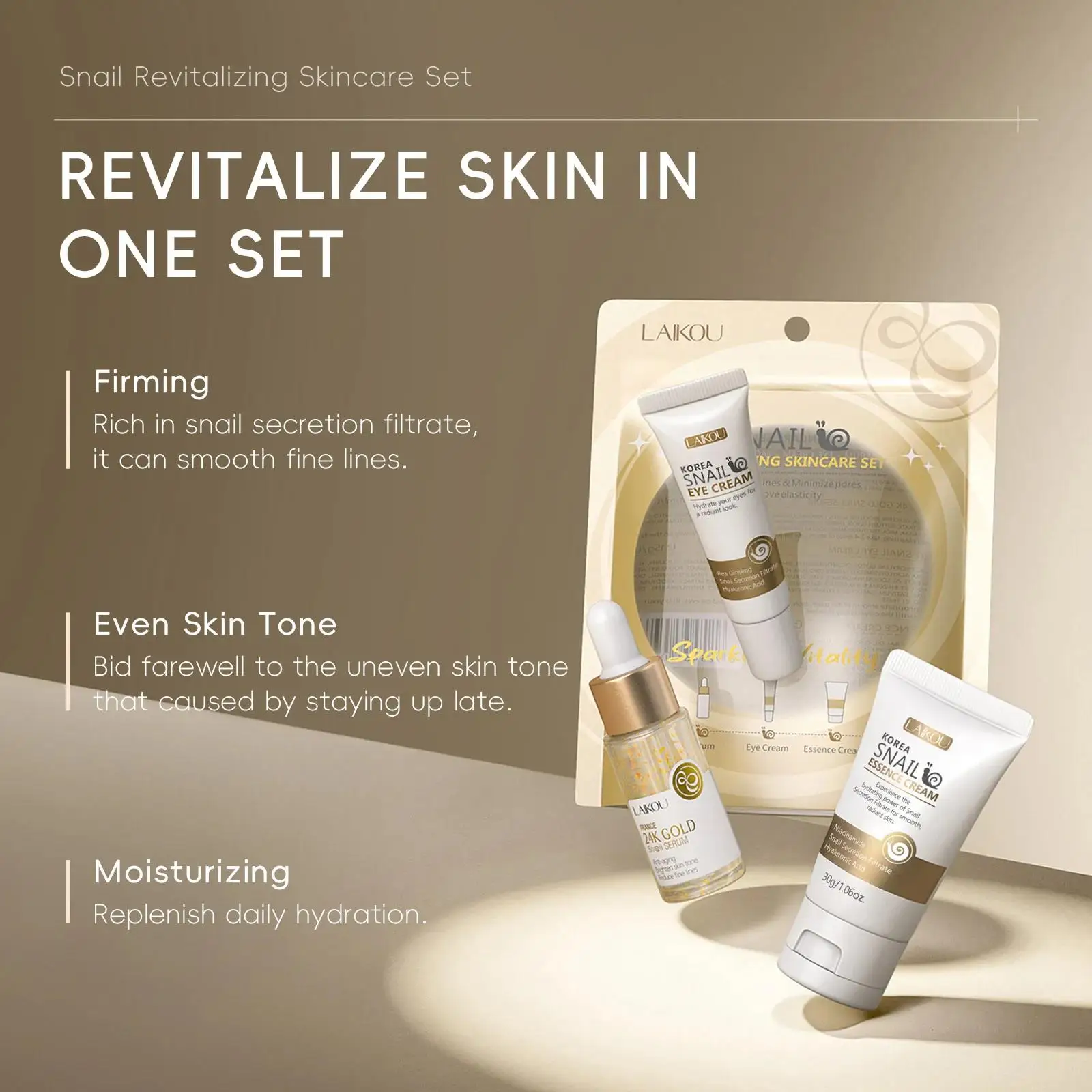 Suero reparador de caracol dor - Luxury Skincare Cream reseña y precio