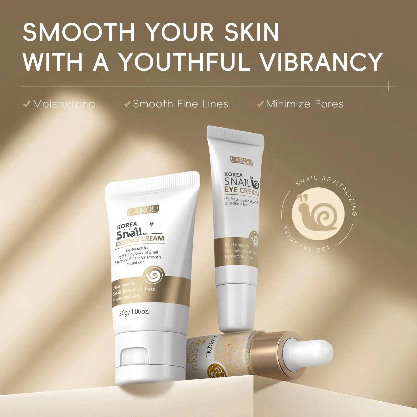 Suero reparador de caracol dor - Luxury Skincare Cream reseña y precio