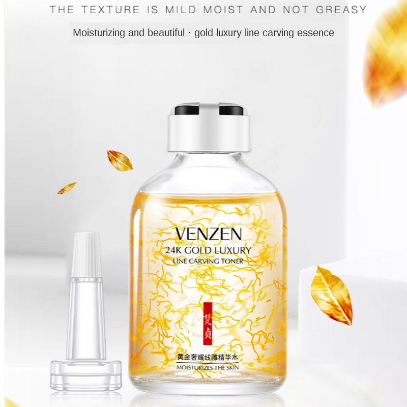 Sérum hidratante de oro de 24K - Luxury Skincare Essence reseña y precio