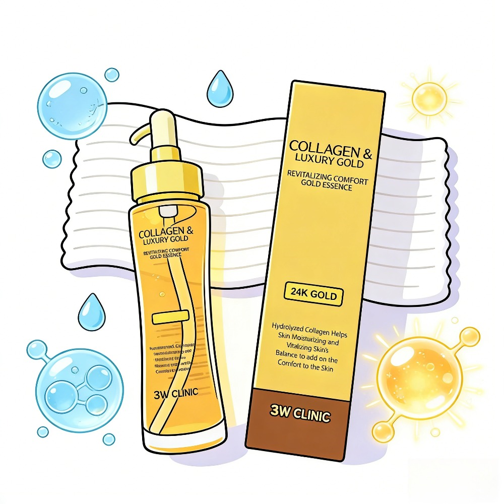3WCLINIC Colágeno y Esencia de - Luxury Skincare Korea reseña y precio